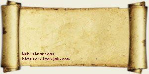 Jovana Džamić vizit kartica